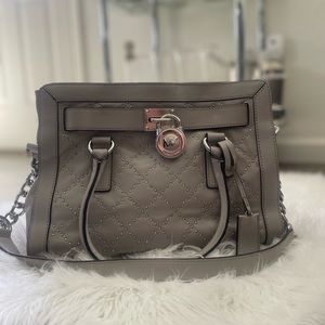 New Michael Kors Hamilton Micro Stud Quilted Bag